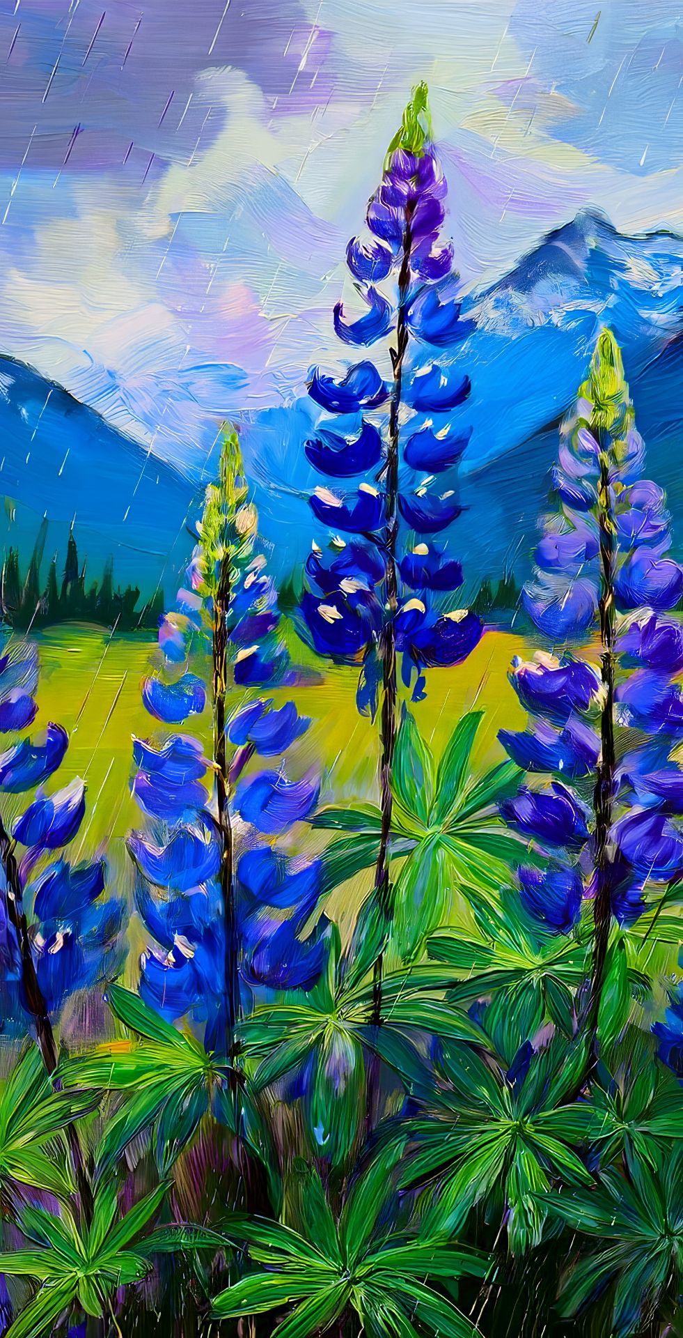 B Lupine For Small Flower Series